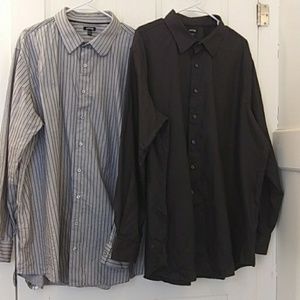 Two Apt. 9 Mens Dress Shirts